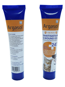 Argasol Pets Silver Wound and Sanitization Gel, 24PPM (44ml)